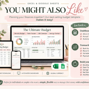 Ultimate Wedding Planner Printable | Complete Wedding Planning Workbook | Budget, Checklist, Timeline & Guest List | Digital Download